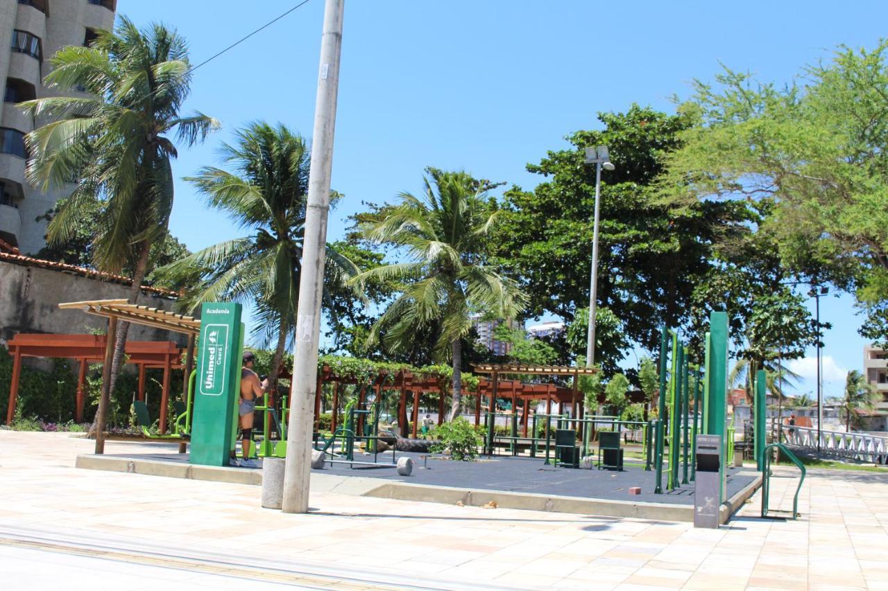 Appartement 13 Flat Beira Mar Com Energia, Vaga, 3 Camas, Wi-Fi E Ar à Fortaleza  Extérieur photo